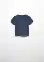 Camiseta Basica6B Navy Talla 69 Niños Mango