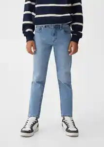 Jean Slim Tejano Medio Talla 10 Niños Mango