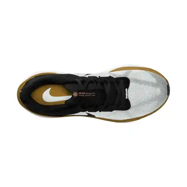 Nike Zapatos Air Zoom Structure 25 Para Hombre Blanco Talla 8