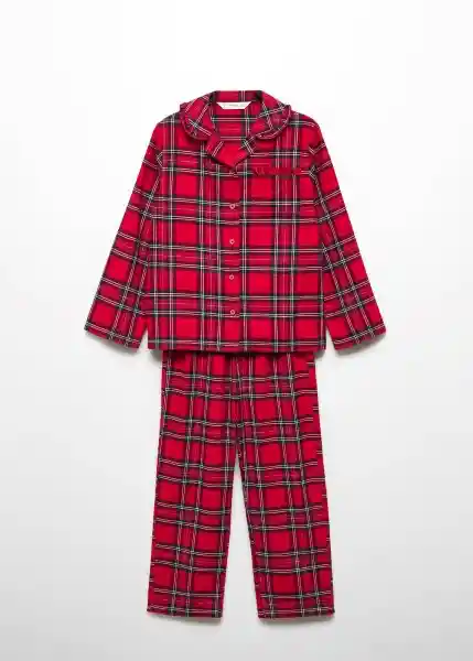 Pack Pijama Noel Rojo Talla 12 Niña Mango