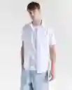 Camisa Hombre Blanco Talla M 819G000_BLA110601 Americanino