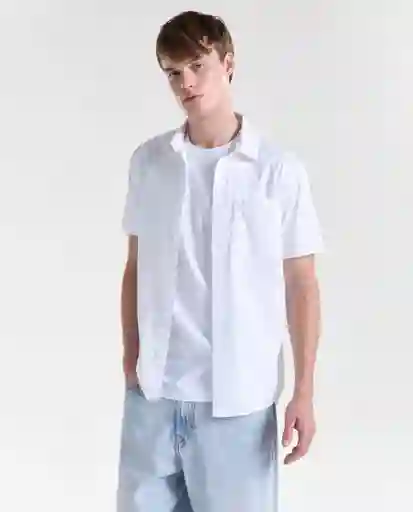 Camisa Hombre Blanco Talla M 819G000_BLA110601 Americanino