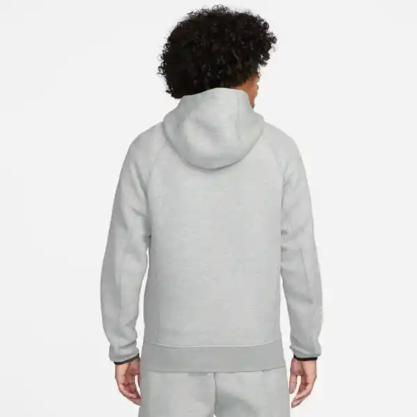 Nike Chaqueta Tch Flc Po Para Hombre Gris Talla XL