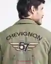 Chaqueta Aviator Masculino Verde Miliciano Oscuro XXL Chevignon