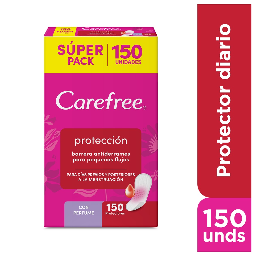 Protectores CAREFREE Protección SUPER PACK 150 UND