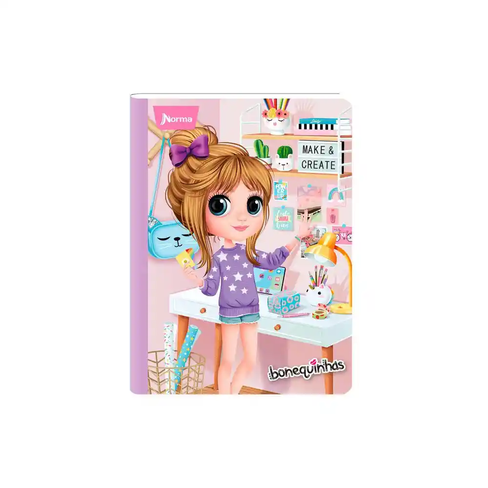 Norma Cuaderno Cosido Bonequinhas Dolls 