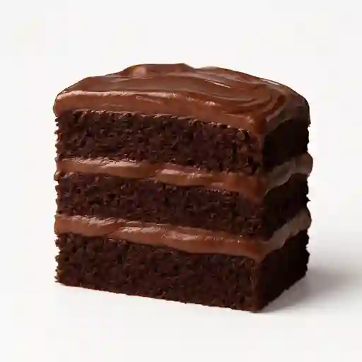 Porción de Torta Húmeda de Chocolate