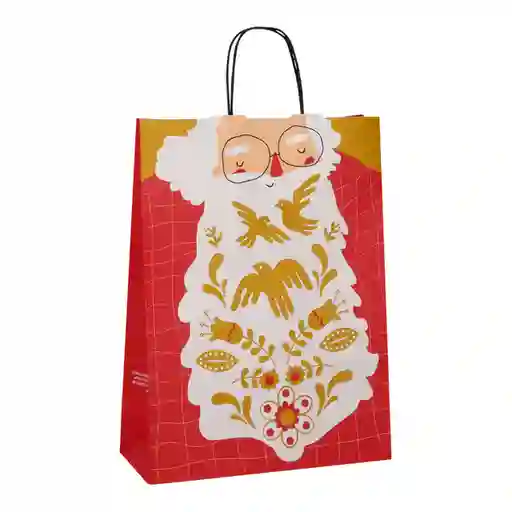 Bolsa de Regalo Navideña Rojo Casaideas