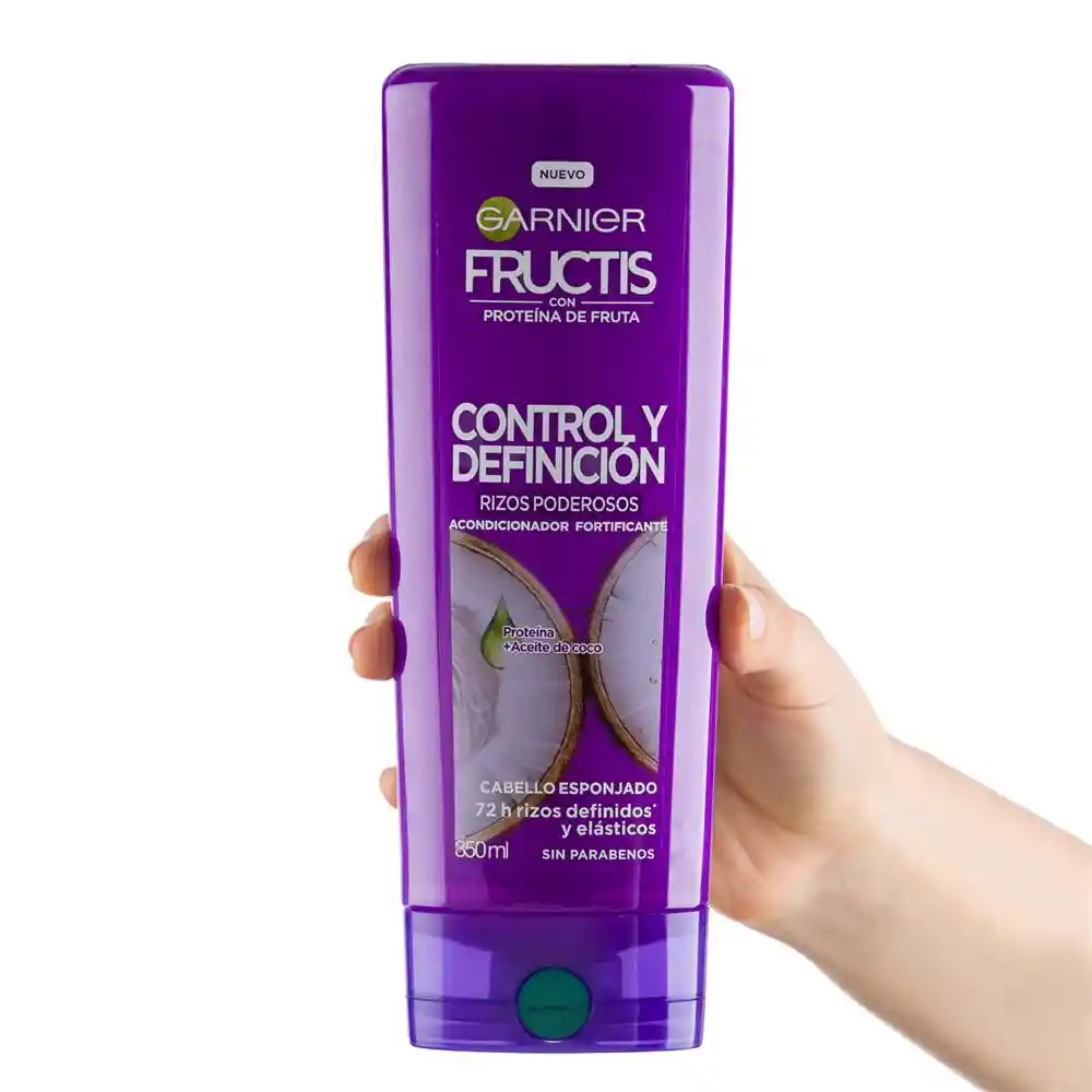 Garnier Fructis Acondicionador Control y Definición Rizos