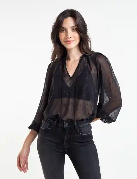 Camisa Lee Negro Puro Ultraoscuro Talla L Naf-Naf 