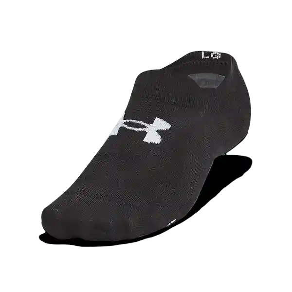 Under Armour Medias Cortas Essential Ult Hombre Negro Talla LG
