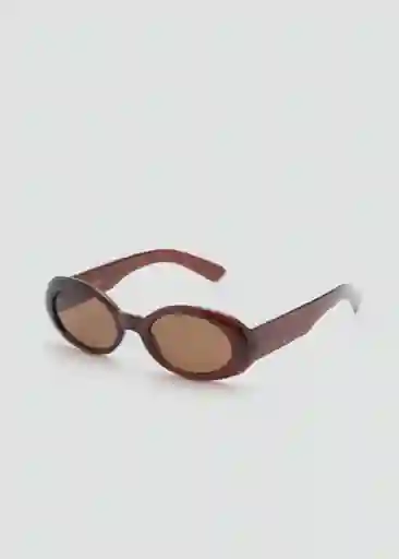 Gafas de Sol Alicia Marrón Talla 99 Mujer Mango