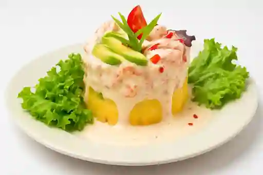 Causa Acevichada de Camarones