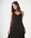 Vestido Negro Jaguar Ultraoscuro Talla XXL 499F004 Esprit