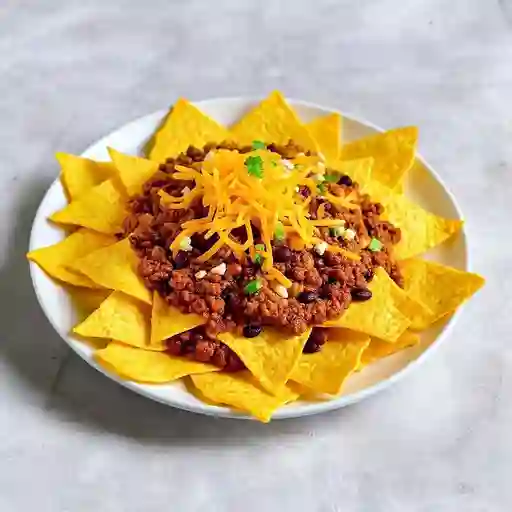 Nachos con Chili con Carne