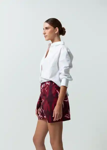 Camisa Mujer Crudo Puro Claro Talla L 512G072 Naf Naf