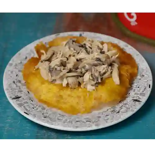 Patacón Pollo y Champiñones Desayuno