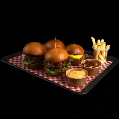 Combo Mini Hamburguesas X4