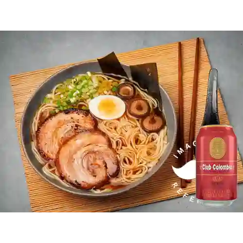 Combo Sopa de Ramen + Club col. Roja Lta 330ml