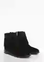Botines Dakota Negro Talla 33 Niña Mango