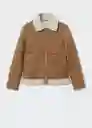 Chaqueta Claude Beige Talla S Hombre Mango