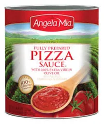 Angela Mia Salsa Para Pizza Completamente Preparada