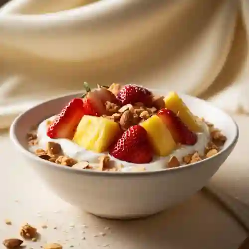 Fusión Tropical de Yogurt Griego