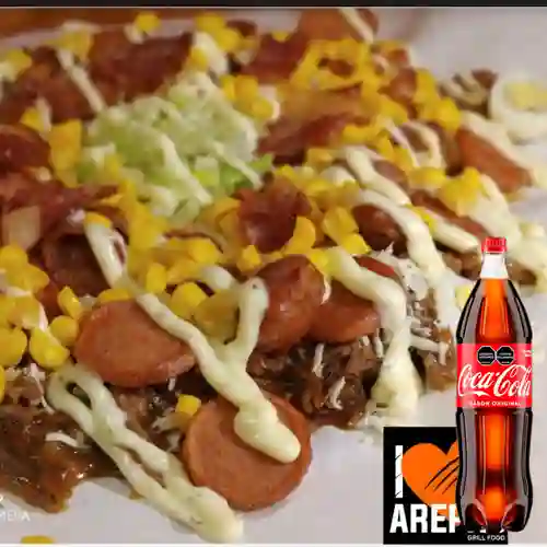 Salchipapa Especial 1-2 Personas +Cocacola Org 1.5l