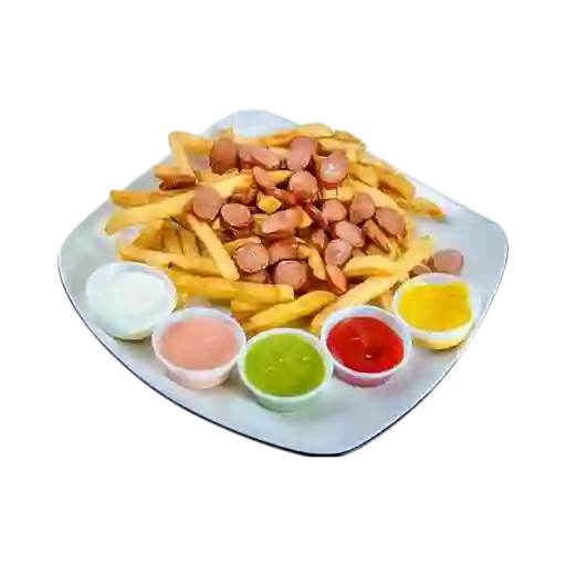 Salchipapas Sencilla