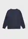Buzo Sudadera Willi Navy Talla 10 Niños Mango