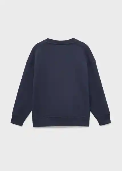 Buzo Sudadera Willi Navy Talla 10 Niños Mango