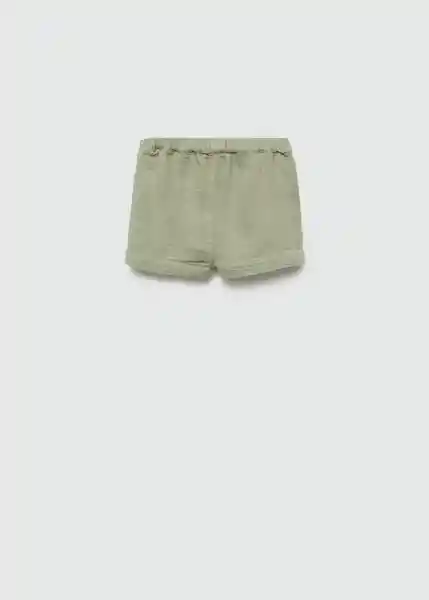 Short Pedro Verde Talla 69 Niños Mango