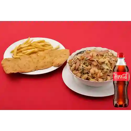 Combo Arroz Chino +Chuleta +Cocacola Orig 400ml