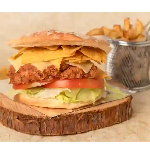 Combo hamburguesa de pulled pork