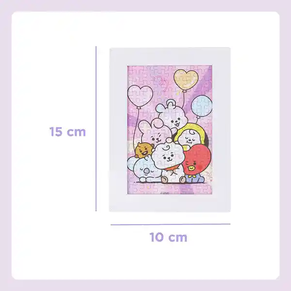 Rompecabezas Enmarcado de Serie Bt21 Miniso