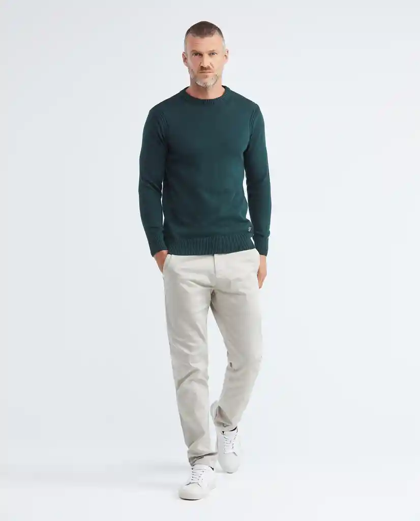 Sueter Heritage Verde Galloway Ultraoscuro Talla M Hombre Chevignon