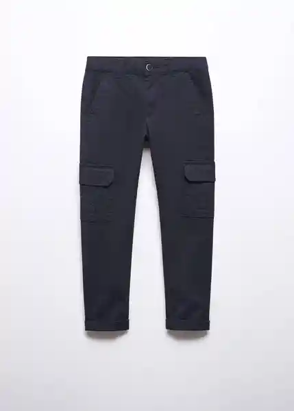 Pantalón Cargo Navy Talla 07 Niños Mango