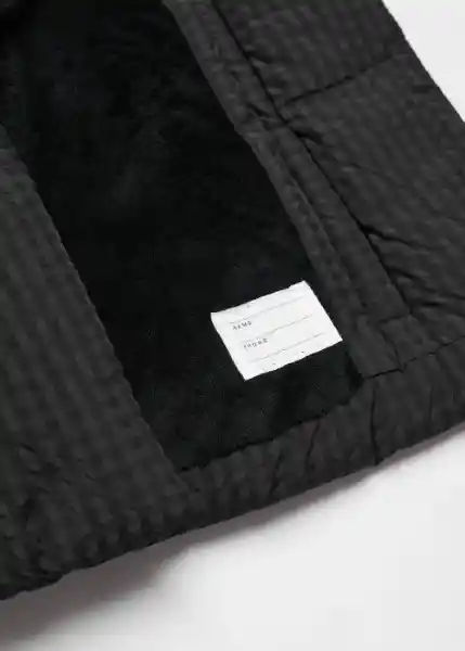Abrigo Anorak Candi Negro Talla 67 Niña Mango