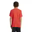 Adidas Camiseta u Tr-Es 3S T Niño Rojo L