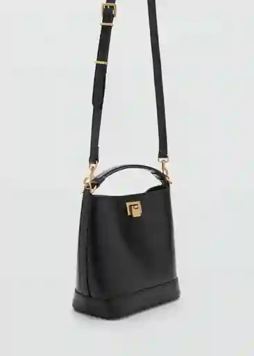 Bolso P Mike Cuero Mujer Mango