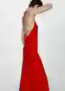 Vestido Sorani Rojo Talla XS Mujer Mango