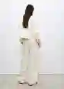 Chaqueta Cazadora Mara Offwhite Talla XS Mujer Mango