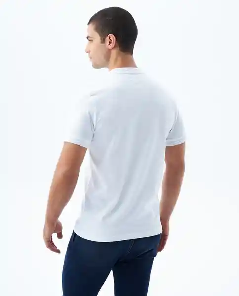 Camiseta Hombre Blanco Talla S 800G002_BLA110601 Americanino