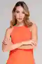 Vestido Prana Color Naranja Talla L Ragged