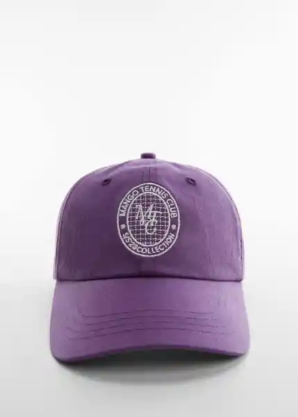 Gorra Mtc Morado Talla 99 Mujer Mango