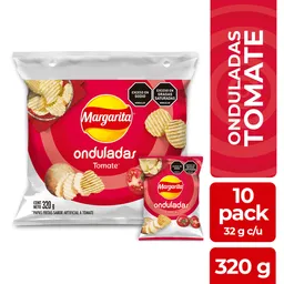 Margarita Snack Papas Onduladas Tomate 32 g