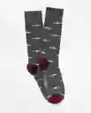 Medias Shark Negro Sombrío Ultraoscuro Talla 10-12 Chevignon