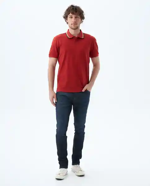 Camiseta Hombre Rojo Talla M 809F001 Americanino