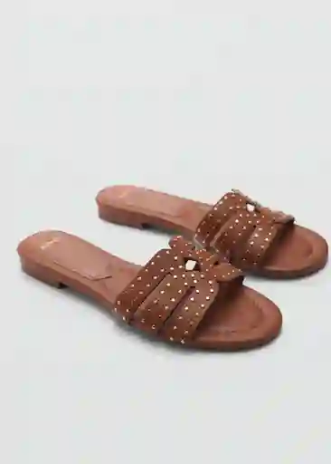 Sandalias Torin Cuero Talla 37 Mujer Mango