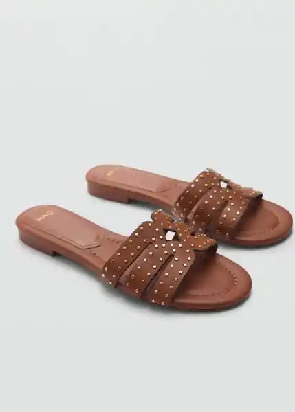 Sandalias Torin Cuero Talla 37 Mujer Mango